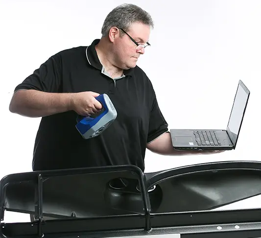3D scanner in use